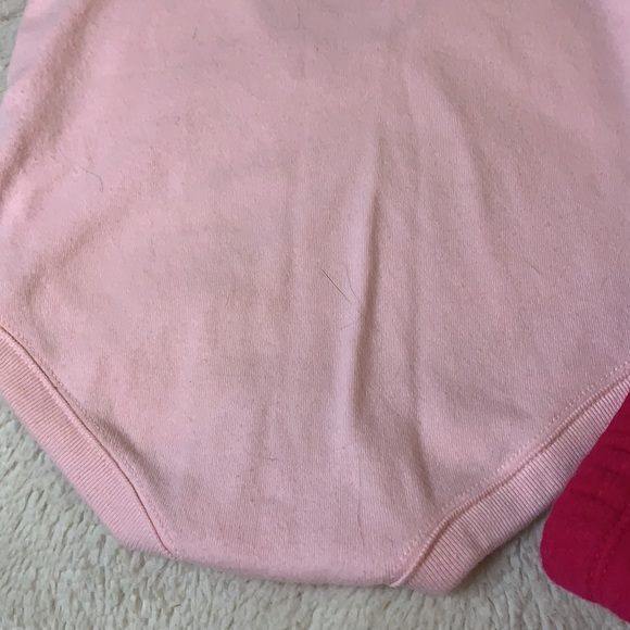Gymboree 3-6M 2 pc. Pink Penguin Set Onesie & Leggings - Picture 12 of 13